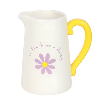 Fresh As A Daisy Ceramic Flower Jug, 2 of 5