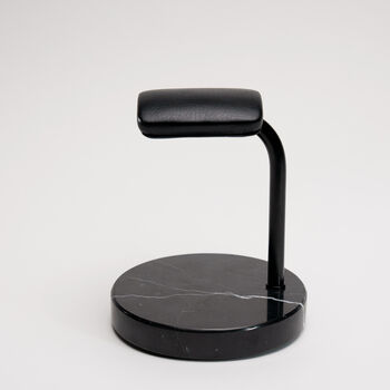 Nero Marquina Marble Watch Stand Black, 4 of 8