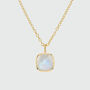 Brooklyn Moonstone And Gold Plated Necklace, thumbnail 3 of 4