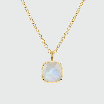 Brooklyn Moonstone And Gold Plated Necklace, 3 of 4