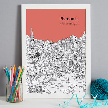 Personalised Plymouth Print, 6 of 9