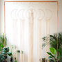 Celestial Style Boho Macrame Wedding Backdrop Large, thumbnail 1 of 7