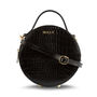 Initial Personalised Croc Leather Circle Bag, thumbnail 5 of 7