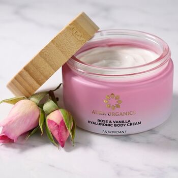 Organic Rose And Vanilla Body Cream, 3 of 5