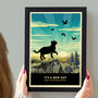 Limited Edition Cat Lovers Gift Print ‘Feline Good’, thumbnail 5 of 10