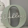 Freestanding Personalised Wooden Letters 20cm, thumbnail 5 of 8