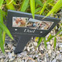 Personalised Large Photo Memorial Slate Plant Marker, thumbnail 2 of 7