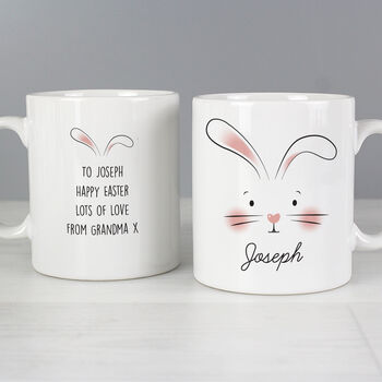 Personalised Bunny Features Ceramic Mug, 3 of 4