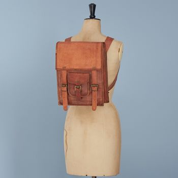 Personalised Versatile Leather Satchel Style Backpack, 6 of 9