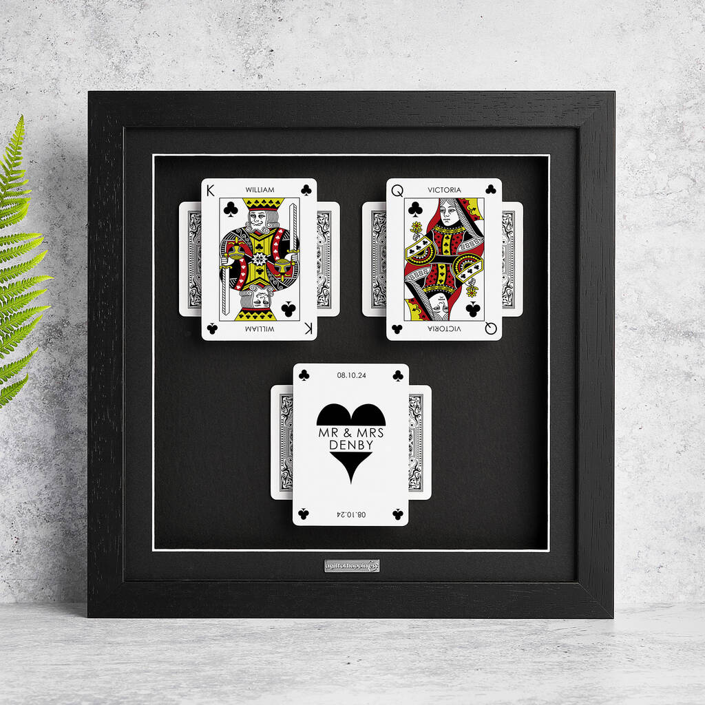 The Perfect Match Personalised King And Queen Gift Frame, 1 of 12