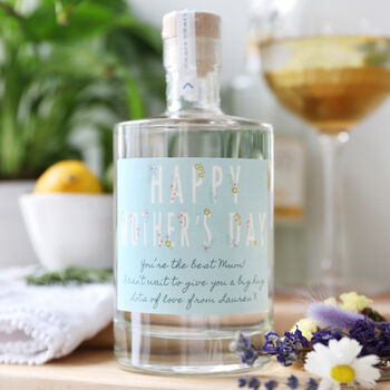 Personalised Mother's Day 500ml Gin, Vodka Or Whisky, 2 of 3