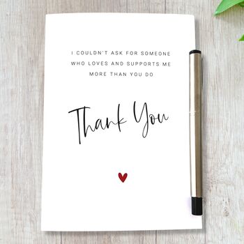 Thank You Card For Love And Support, 6 of 7