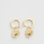 Daisy Huggie Earrings, thumbnail 4 of 9