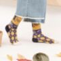 Surreal Illustration Mid Calf Length Socks, thumbnail 3 of 6