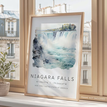 Travel Destination Art Prints For Niagara Falls New York, 3 of 7