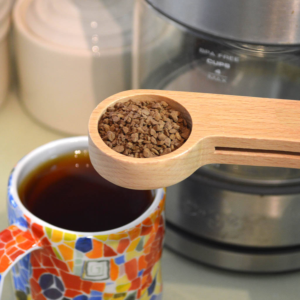Engraved Wooden Coffee Scoop By
