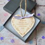 Will You Be My Bridesmaid? Floral Heart Decoration, thumbnail 1 of 3
