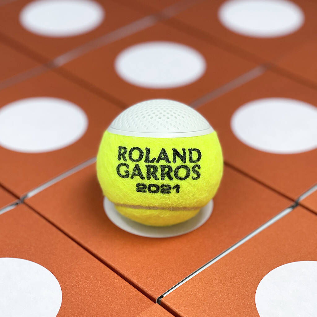 Roland Garros Upcycled Tennis Ball Bluetooth Speaker, 1 of 11