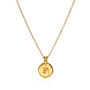 Women's Gold Plated Initial Message Necklace, thumbnail 5 of 10