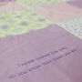Personalised Message Quilt, thumbnail 2 of 8