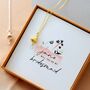'Will You Be My Bridesmaid' Wedding Bell Necklace, thumbnail 1 of 6