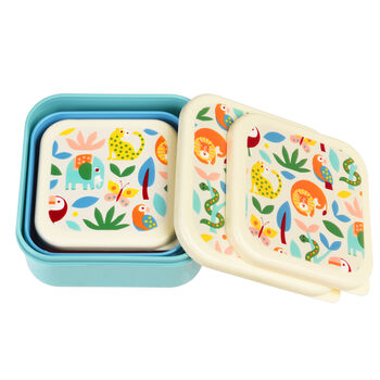 Set Of Three Jungle Animals Snack Boxes, 3 of 4
