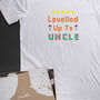 ‘Levelled Up To Uncle’ Cotton Tshirt, thumbnail 1 of 6
