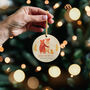 Couple's Or Baby's First Christmas Bear Family Bauble, thumbnail 9 of 11
