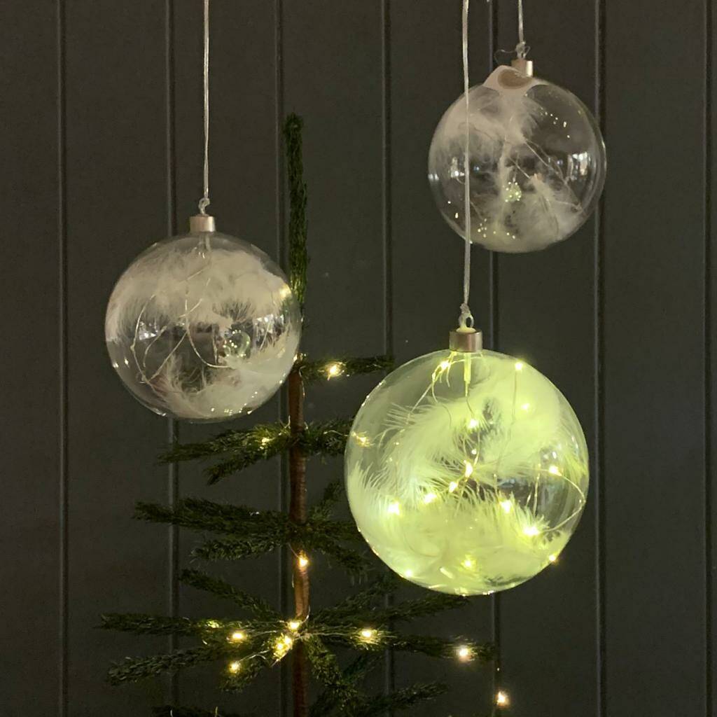 Extra Large Light Up Bauble Decoration By Nest