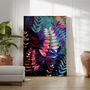 Dark Jungle Botanical Fine Art Giclée Print, thumbnail 1 of 4