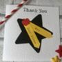 Personalised Thank You Teacher Star Card, thumbnail 1 of 3