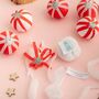 6x Christmas Candy Stripe Surprise Balls, thumbnail 1 of 5