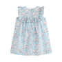 Edith Blue Floral Dress, thumbnail 3 of 9