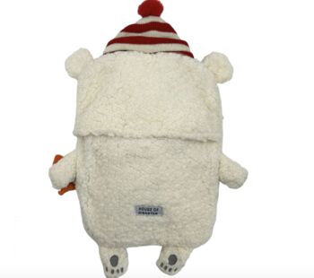 Cosy Polar Bear Hot Water Bottle, 5 of 6