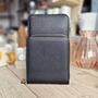 Cross Body Double Zipped Mobile Phone Bag In Black, thumbnail 2 of 2