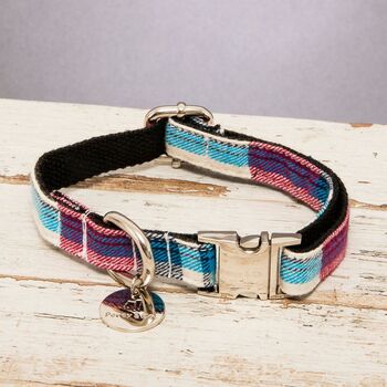 The Marple Red Checked Dog Collar, 2 of 2