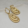 Oval Swirl Drop Earrings, thumbnail 1 of 8