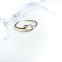 White Gold Proposal Love Knot Ring, thumbnail 3 of 4