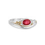 Cubic Zirconia Ruby Ring, thumbnail 3 of 7