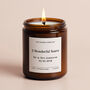 Personalised Wedding Anniversary Any Date Gift Candle, thumbnail 2 of 5