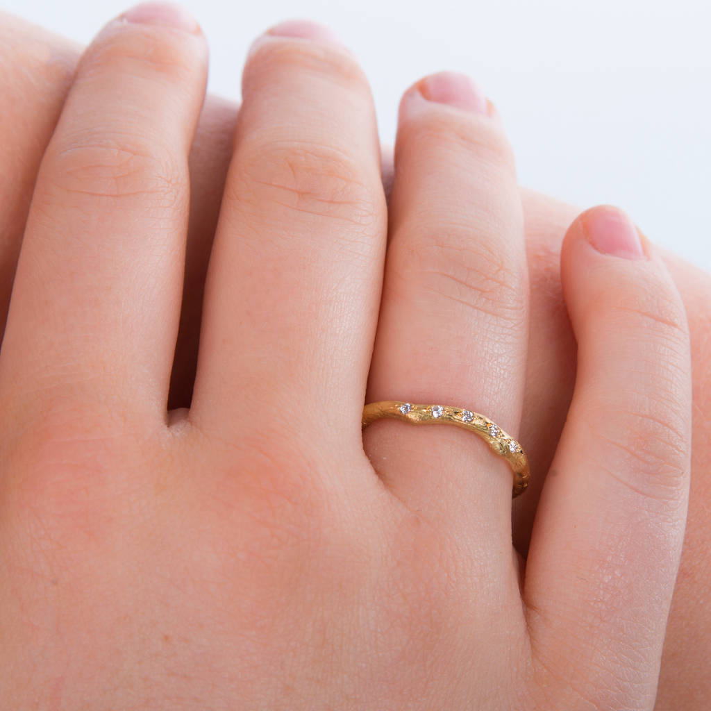 Gold And Diamond Eternity Ring, 1 of 3