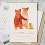 First Mother's Day Bear Family Print Gift For Her, thumbnail 3 of 5