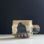 Ceramic Splatter Coffee Cups: Espresso Lovers' Gift In Hand Painted Splash Designs, thumbnail 4 of 7
