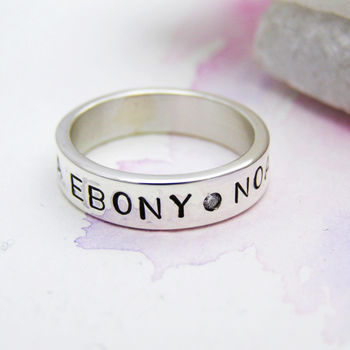 Silver Personalised Ring, 4 of 11