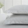 Personalised Grey Cotton 200 Tc Oxford Pillowcase, thumbnail 3 of 6
