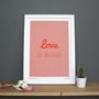 Red Love Print, thumbnail 1 of 4