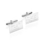 Men's Personalised Engraved Message Cufflinks, thumbnail 2 of 7