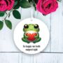 Personalised Frog Valentine's Hanging Gift, thumbnail 2 of 2