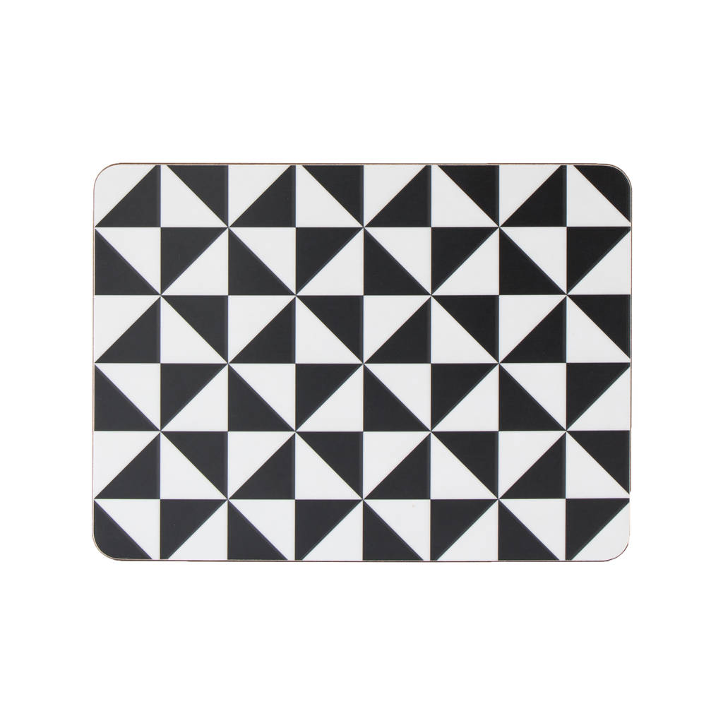 geometric triangle placemat by maik