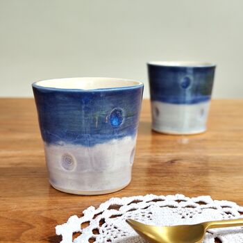 Espresso Tumbler Mug Handmade Multicoloured, 4 of 6